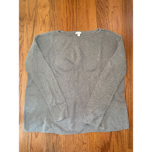 J Jill Gray Geometric Sweater Size Large‎